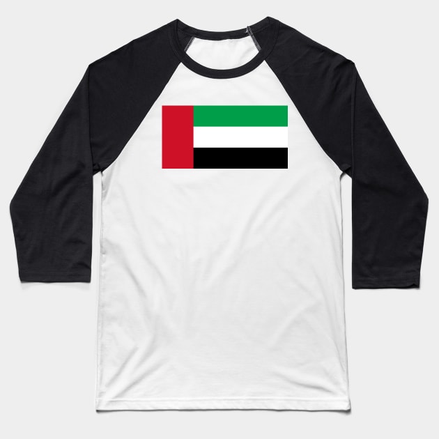 Flag of United Arab Emirates Baseball T-Shirt by COUNTRY FLAGS